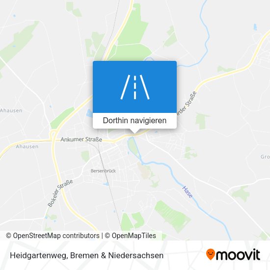 Heidgartenweg Karte