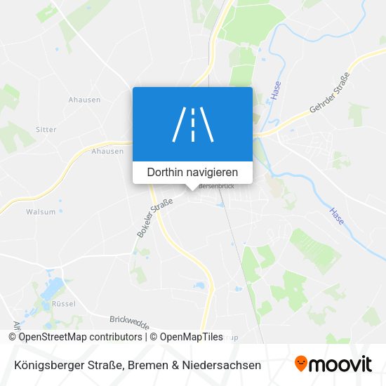 Königsberger Straße Karte