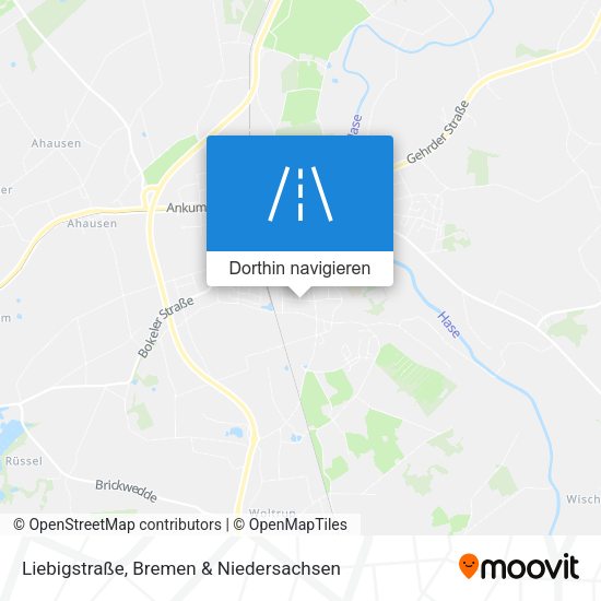 Liebigstraße Karte
