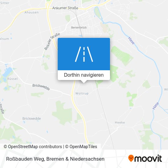 Roßbauden Weg Karte