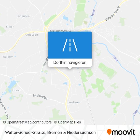 Walter-Scheel-Straße Karte