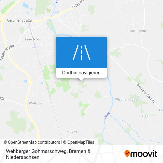 Wehberger Gohmarschweg Karte