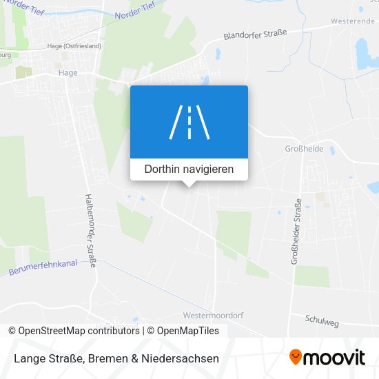 Lange Straße Karte