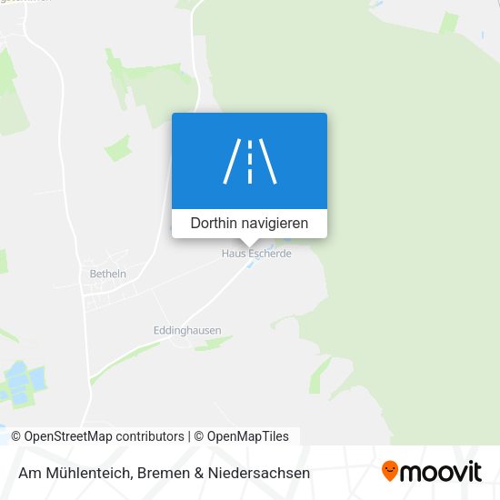 Am Mühlenteich Karte