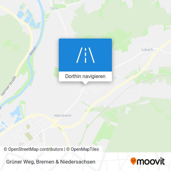 Grüner Weg Karte