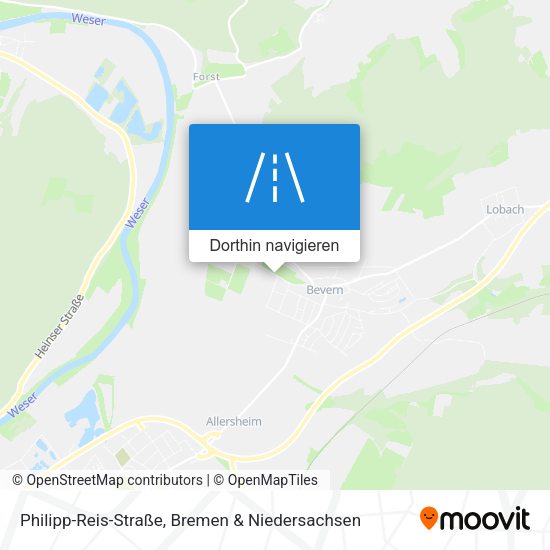 Philipp-Reis-Straße Karte