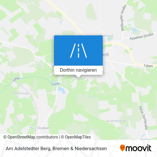 Am Adelstedter Berg Karte
