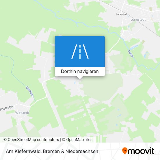 Am Kiefernwald Karte