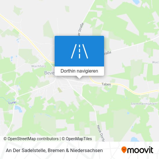An Der Sadelstelle Karte