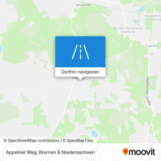 Appelner Weg Karte