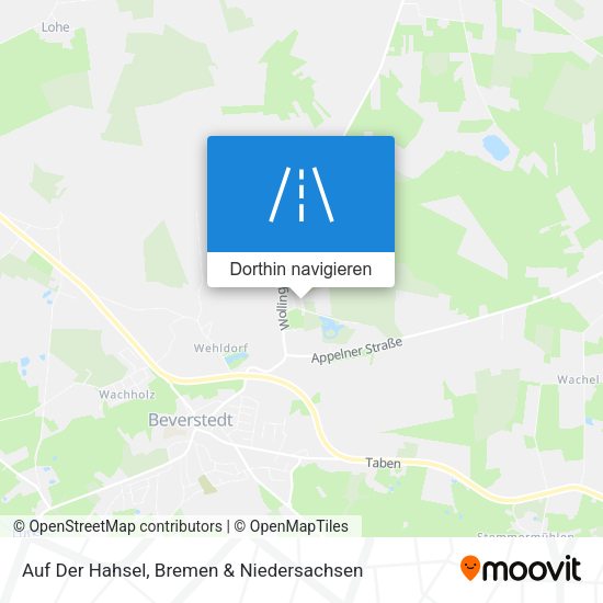Auf Der Hahsel Karte