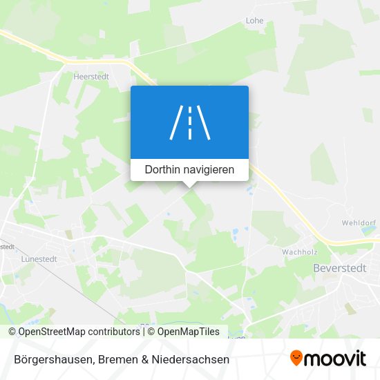 Börgershausen Karte