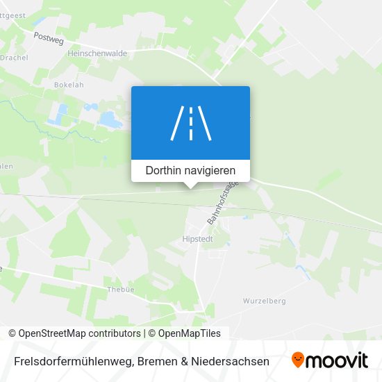 Frelsdorfermühlenweg Karte