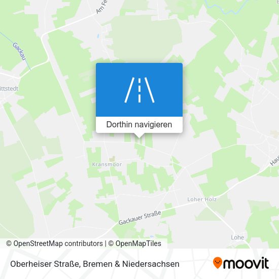 Oberheiser Straße Karte