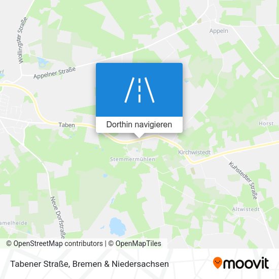 Tabener Straße Karte