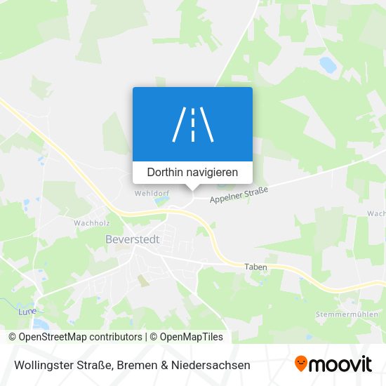 Wollingster Straße Karte