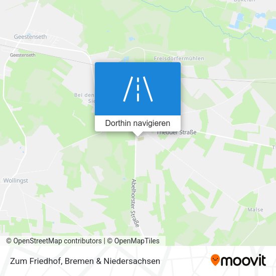 Zum Friedhof Karte
