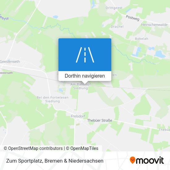 Zum Sportplatz Karte