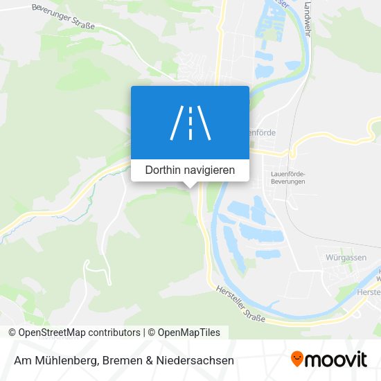 Am Mühlenberg Karte