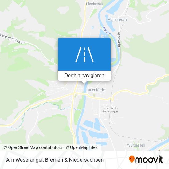 Am Weseranger Karte