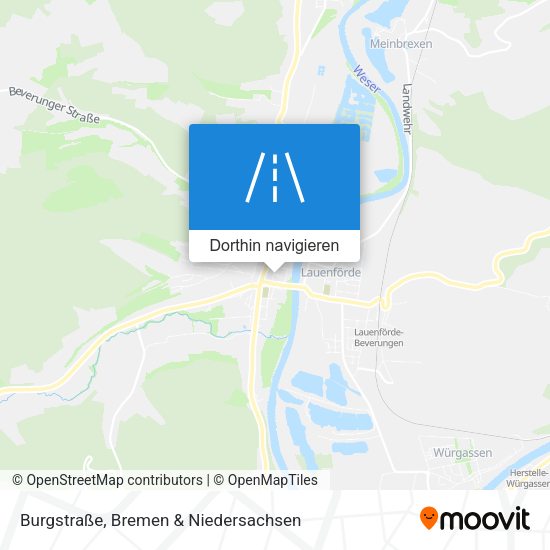 Burgstraße Karte