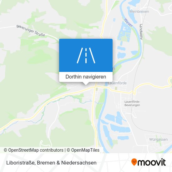 Liboristraße Karte