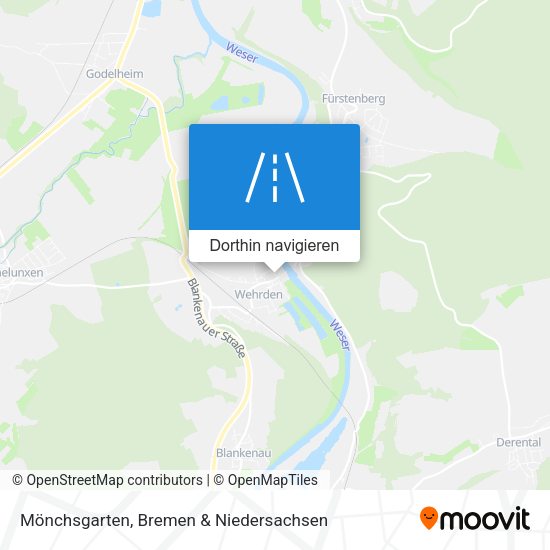 Mönchsgarten Karte