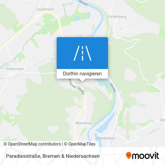 Paradiesstraße Karte