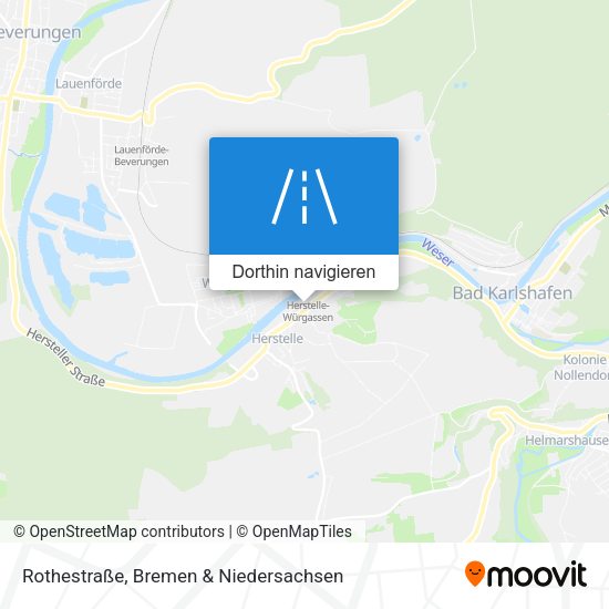 Rothestraße Karte