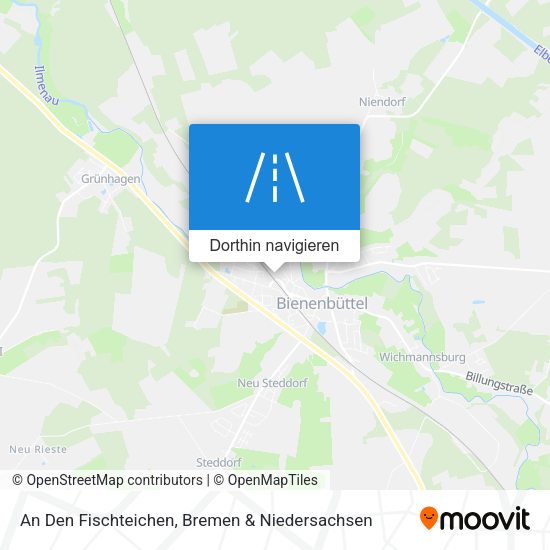 An Den Fischteichen Karte