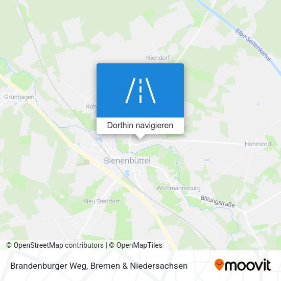 Brandenburger Weg Karte