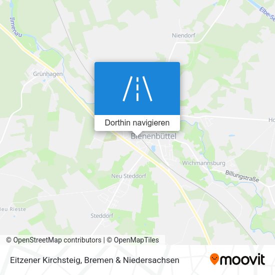 Eitzener Kirchsteig Karte
