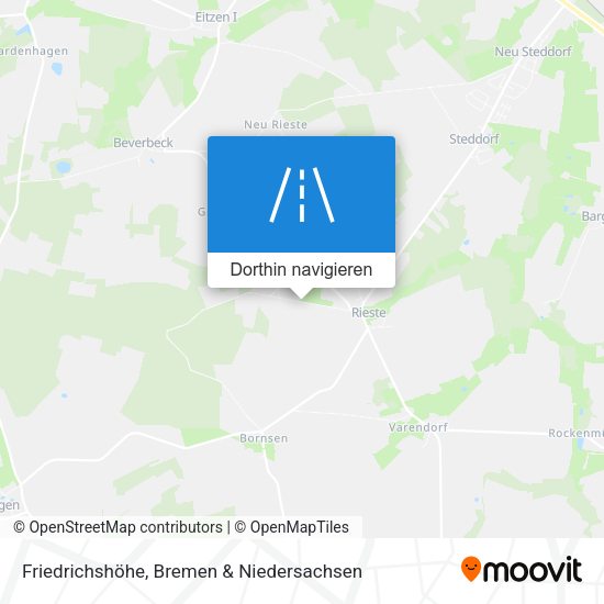 Friedrichshöhe Karte