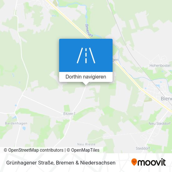 Grünhagener Straße Karte