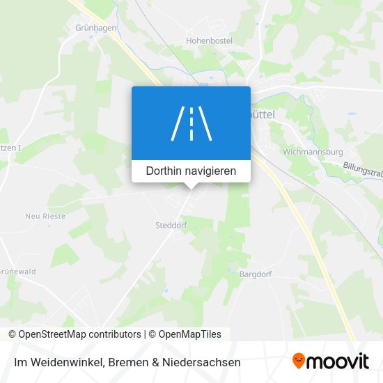Im Weidenwinkel Karte