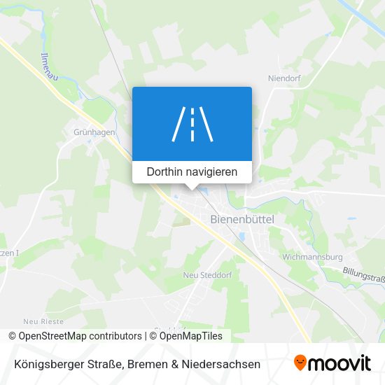 Königsberger Straße Karte