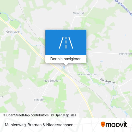 Mühlenweg Karte