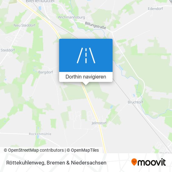 Röttekuhlenweg Karte