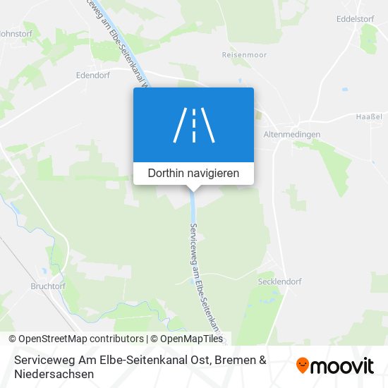 Serviceweg Am Elbe-Seitenkanal Ost Karte