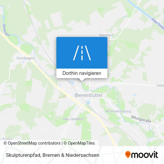 Skulpturenpfad Karte