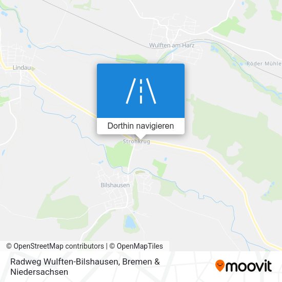 Radweg Wulften-Bilshausen Karte