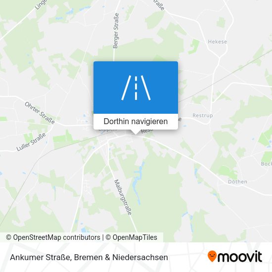 Ankumer Straße Karte
