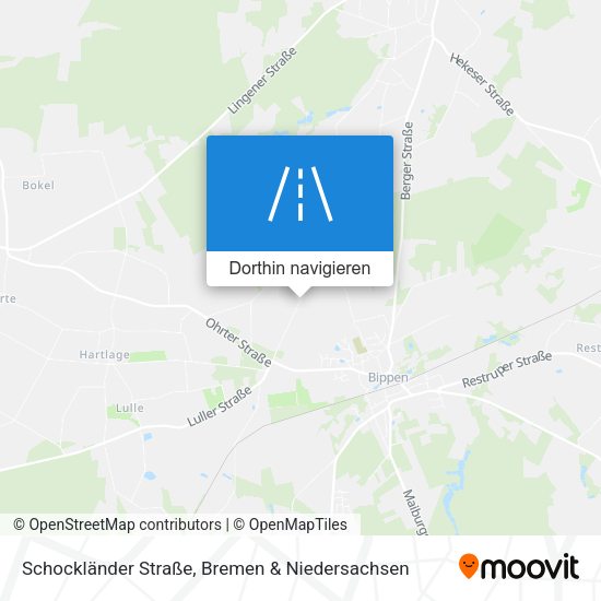 Schockländer Straße Karte