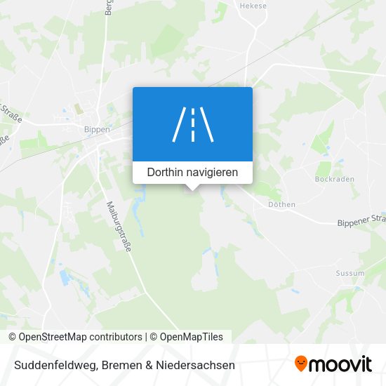 Suddenfeldweg Karte