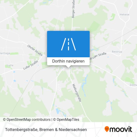 Tottenbergstraße Karte