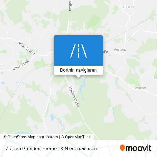 Zu Den Gründen Karte