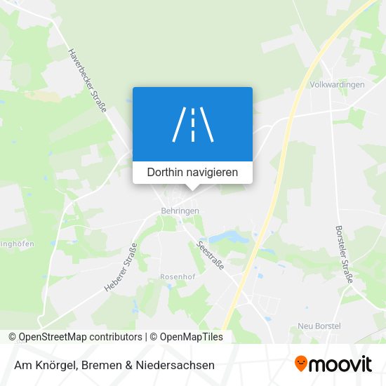 Am Knörgel Karte