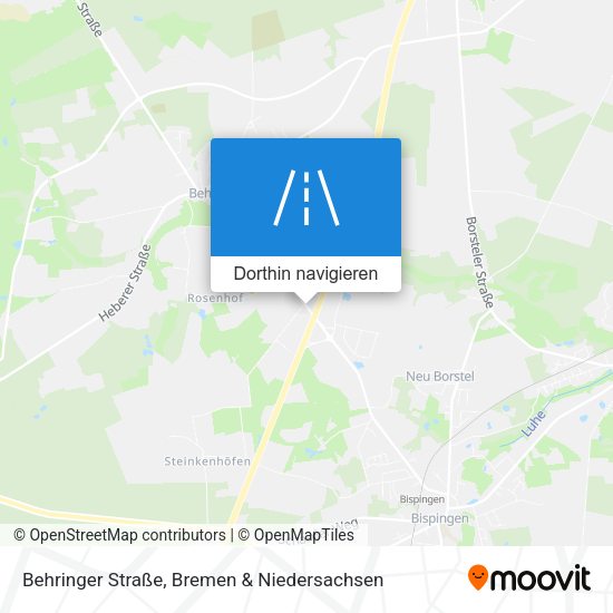 Behringer Straße Karte