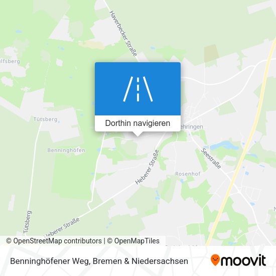 Benninghöfener Weg Karte