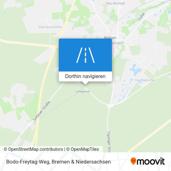 Bodo-Freytag-Weg Karte